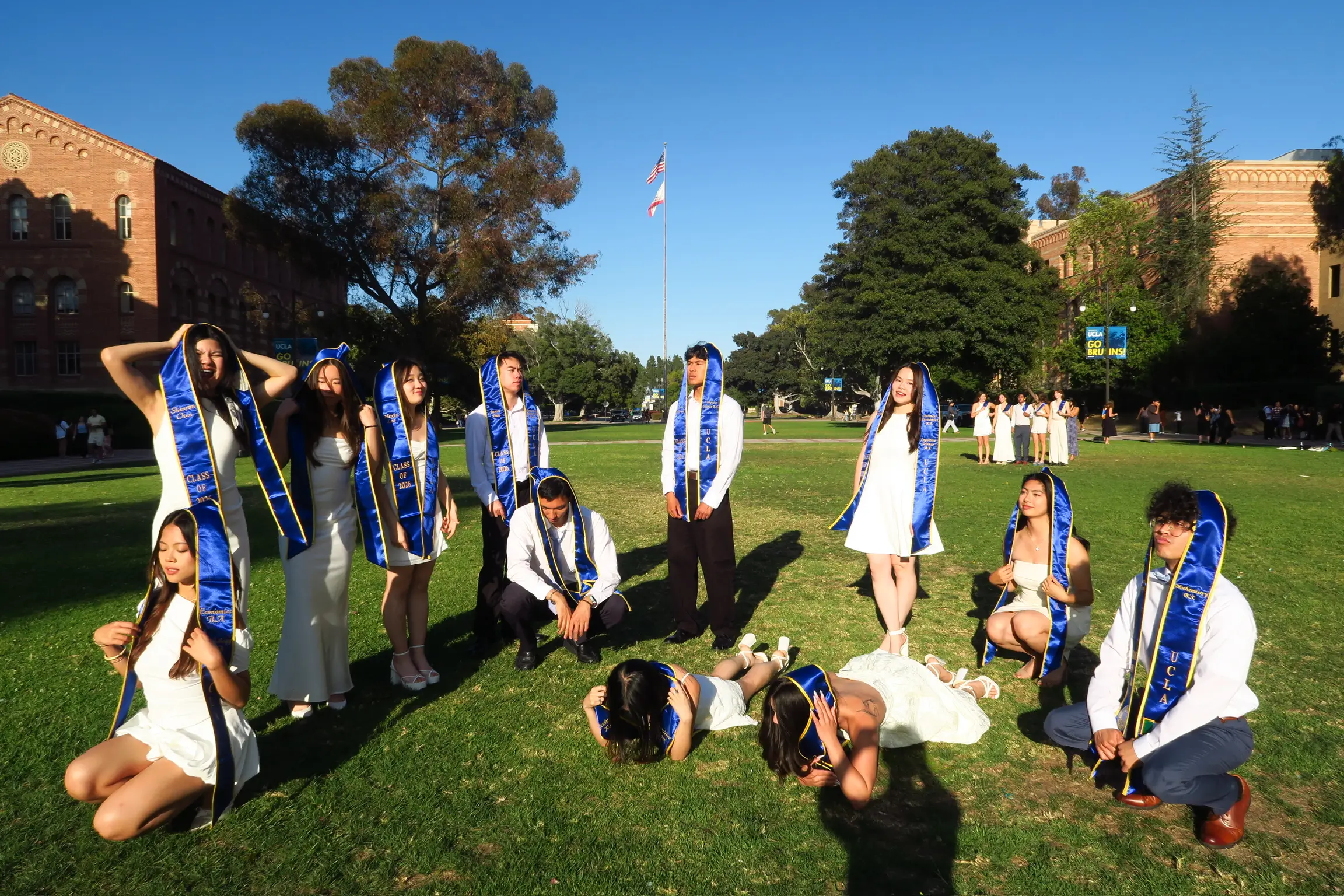 The Foundations dance team dressed as gnomes